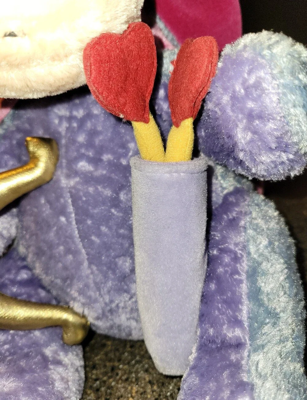 Disney Store Eeyore Cupid Plush Valentine's Day With Bow & Arrows Heart Cape 12